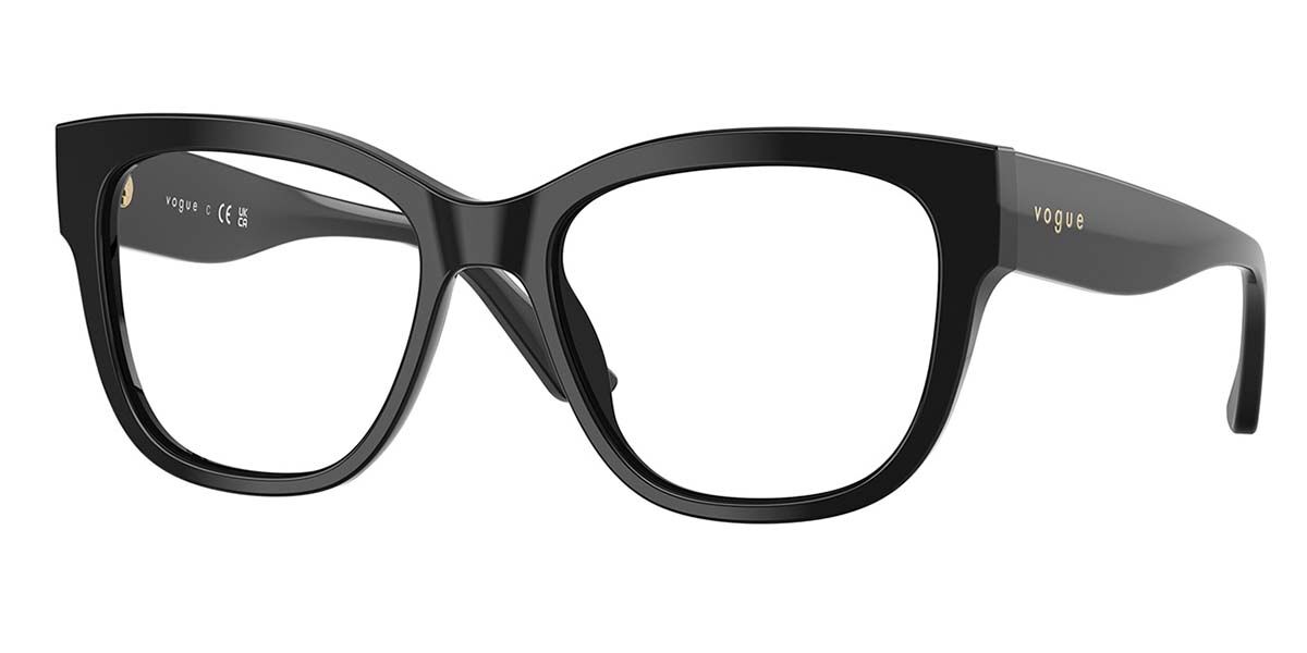 Vogue Eyewear VO5605 W44 Women's Eyeglasses Black Size 49 (Frame Only) - Blue Light Block Available