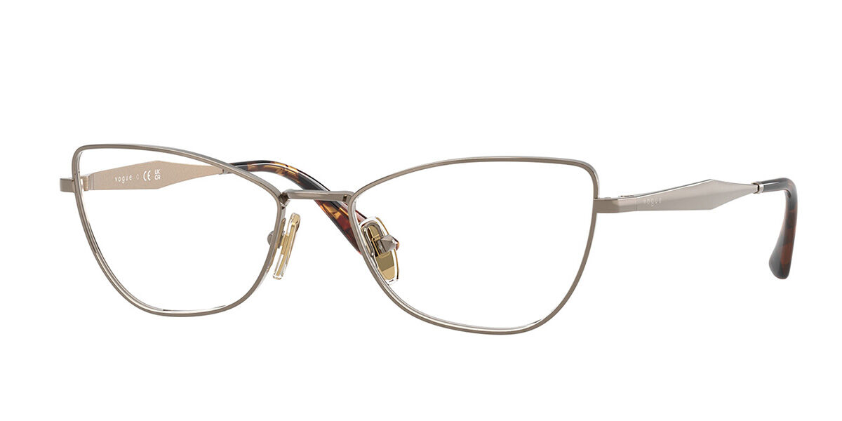 Photos - Glasses & Contact Lenses Vogue Eyewear VO4333 5138 Women's Eyeglasses Brown Size 52  - Blue Light Block Available (Frame Only)