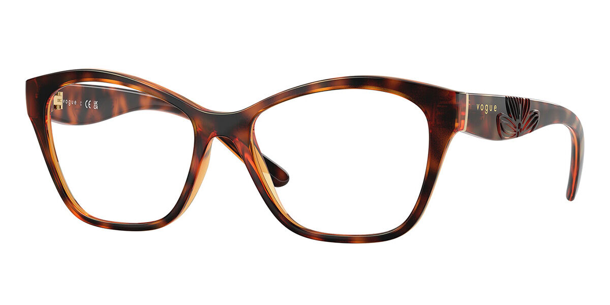 Photos - Glasses & Contact Lenses Vogue Eyewear VO5628 W656 Women's Eyeglasses Tortoiseshell Size 51  - Blue Light Block Available (Frame Only)