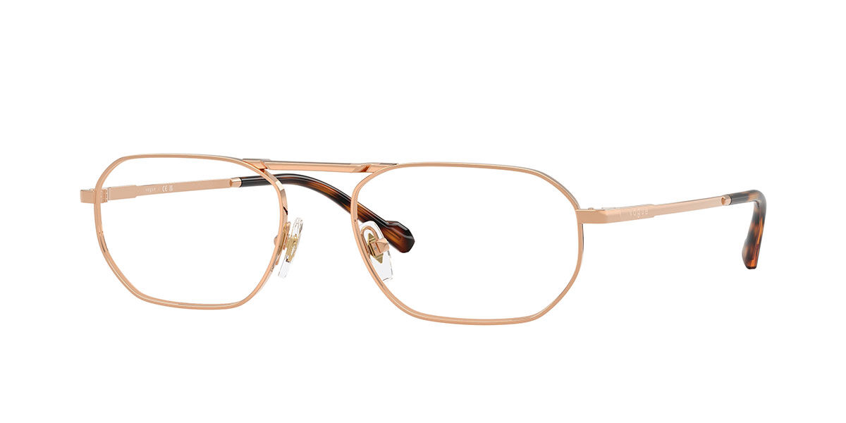 Vogue Eyewear VO4347 Men's Glasses, Gold, Size 53