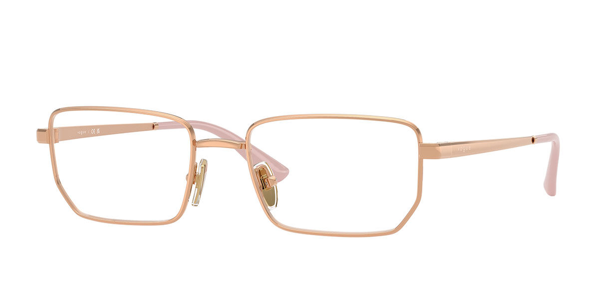 Vogue Eyewear VO4354 5152 52 Guldiga Glas&ouml;gon (Endast B&aring;ge) Kvinna