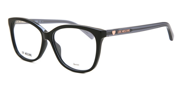 Moschino Love MOL546 807 Black Eyeglasses | SmartBuyGlasses US display picture 1