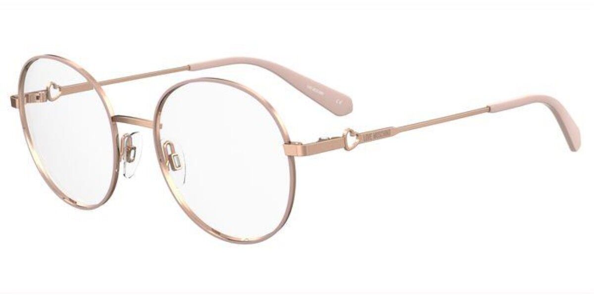 Love Moschino MOL617/TN Kids PY3 Kids' Eyeglasses Brown Size 51 (Frame Only) - Blue Light Block Available