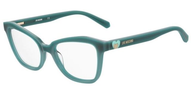 Moschino Love MOL604 ZI9 Teal Blue Green Eyeglasses  display picture 2