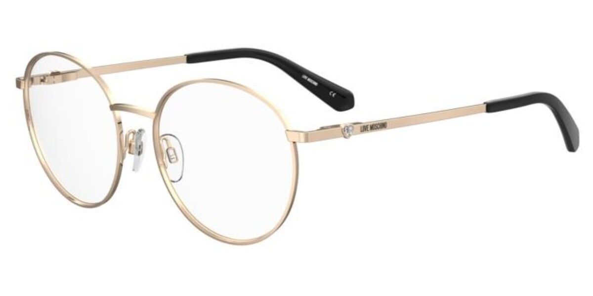 Love Moschino Gold Metal Glasses (Frames)