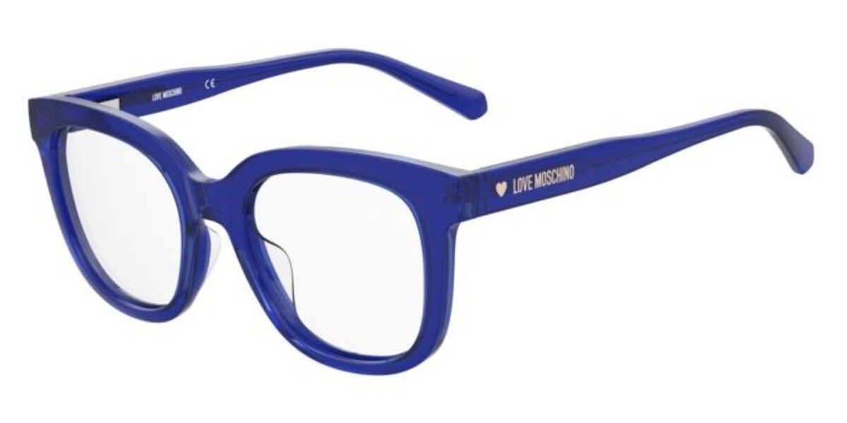 Photos - Glasses & Contact Lenses Moschino Love Moschino Love MOL605/TN Kids PJP Kids' Eyeglasses Blue Size 48  - Blue Light Block Available(Frame Only)