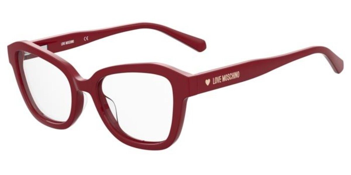 Photos - Glasses & Contact Lenses Moschino Love Moschino Love MOL606/TN Kids C9A Kids' Eyeglasses Red Size 48  - Blue Light Block Available(Frame Only)