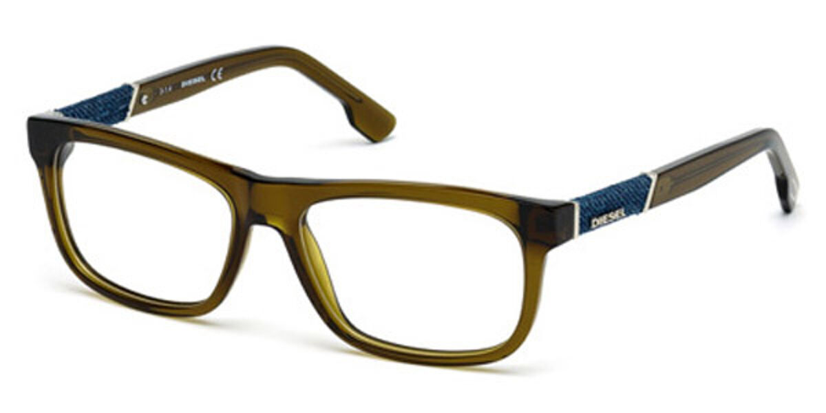 Diesel DL5107 048 Eyeglasses in Transparent Brown | SmartBuyGlasses USA