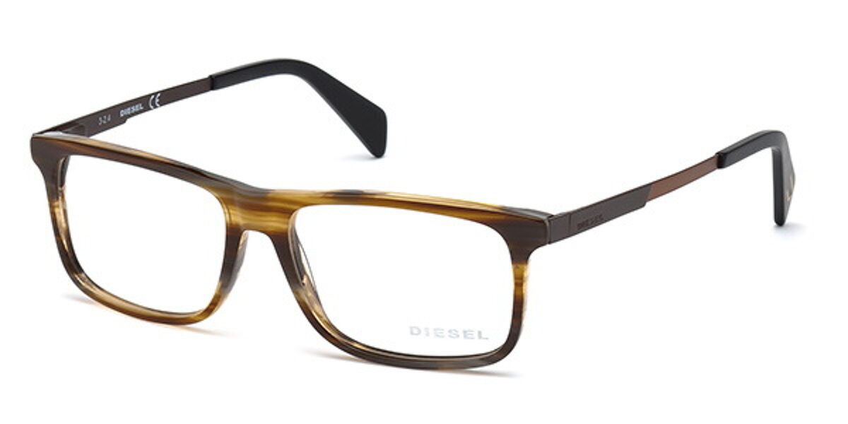 Diesel DL5140 047 Eyeglasses in Brown | SmartBuyGlasses USA