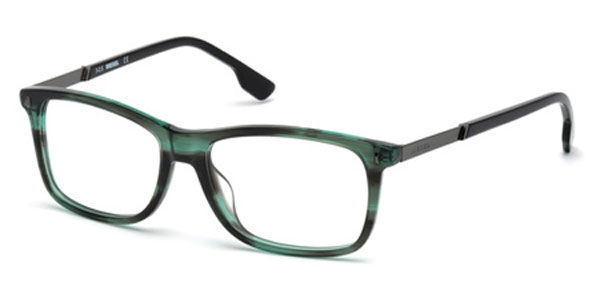 Diesel DL5199 098 Men's Eyeglasses Tortoiseshell Size 55 (Frame Only) - Blue Light Block Available