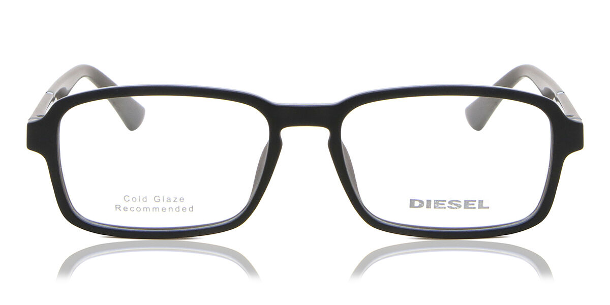 Diesel DL5331 05A Men's Eyeglasses Black Size 49 - Blue Light Block Available