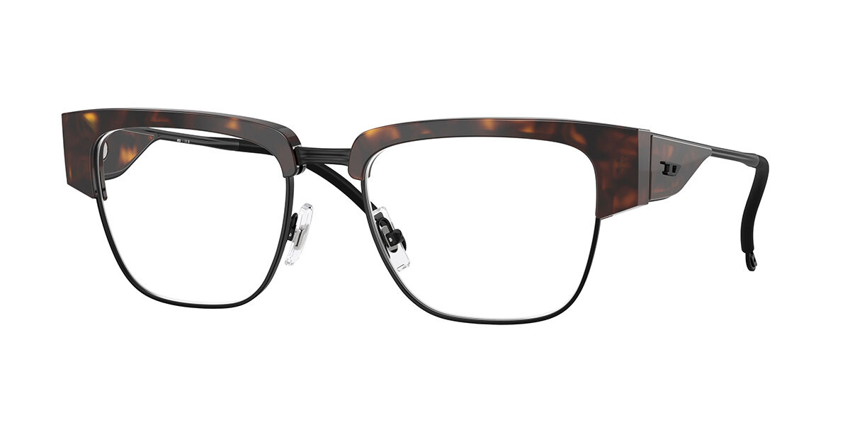 Photos - Glasses & Contact Lenses Diesel DL4005 2003 Men's Eyeglasses Tortoiseshell Size 55  - Blue Light Block Available (Frame Only)