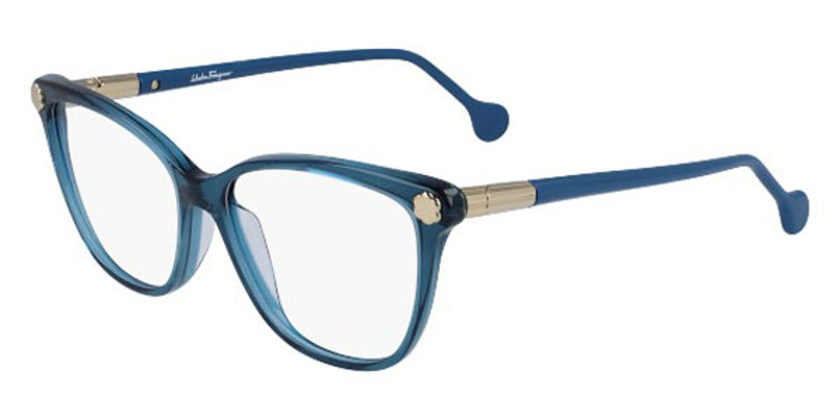 Salvatore Ferragamo SF 2838 414 Eyeglasses in Blue | SmartBuyGlasses USA