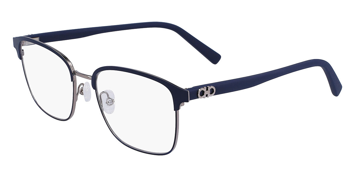 Salvatore Ferragamo SF 2225 021 Men's Eyeglasses Blue Size 53 - Blue Light Block Available