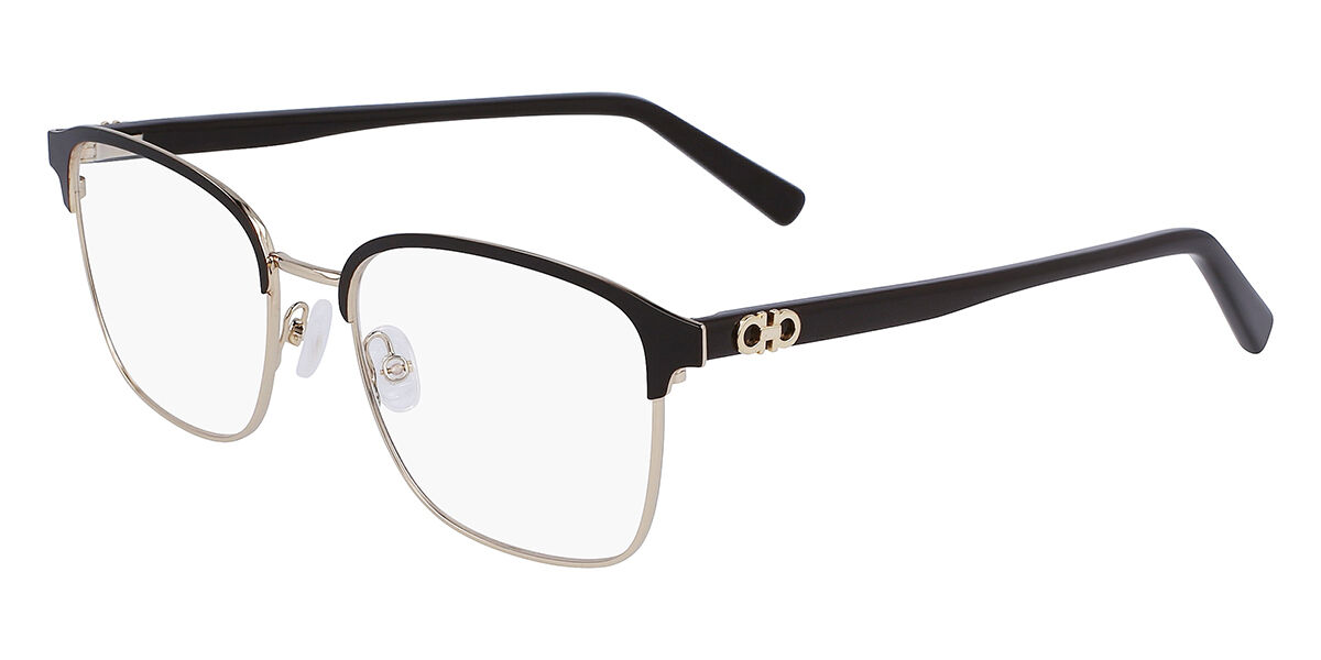 Salvatore Ferragamo SF 2225 704 Men's Eyeglasses Brown Size 53 - Blue Light Block Available