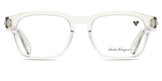New FERRAGAMO SF-2958 050 Light Crystal Grey Eyeglasses 52/19/150 New FERRAGAMO SF-2958 050 Light Crystal Grey Eyeglasses 52  main image 3