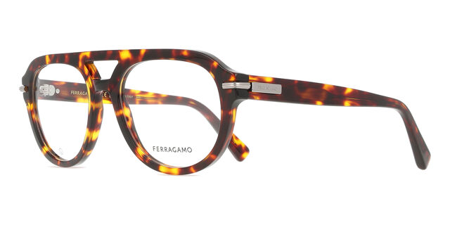 Salvatore Ferragamo SF3016 640 Red Tortoise Eyeglasses  display picture 2