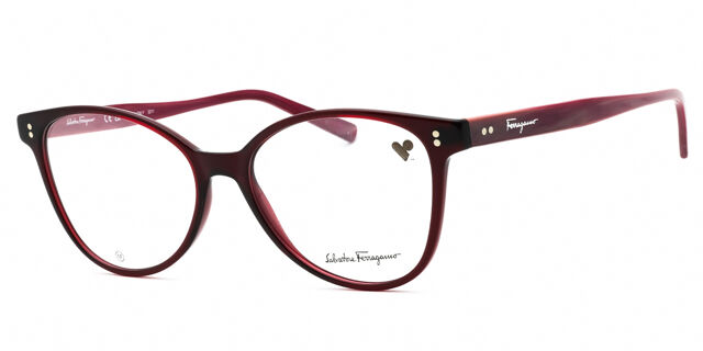 Salvatore Ferragamo SF2948 612 Transparent Wine Red  display picture 2