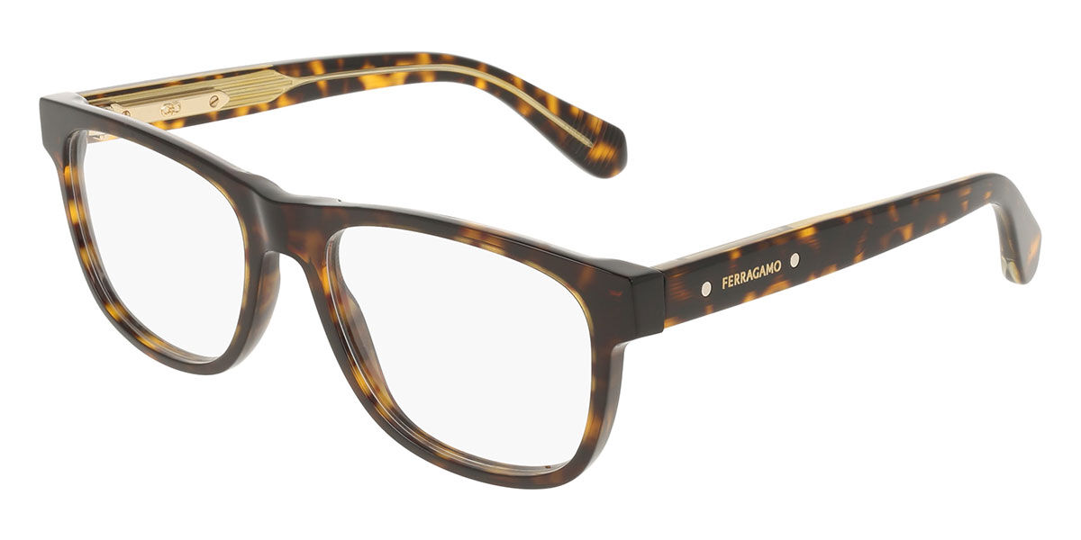 Salvatore Ferragamo SF3084 242 56 Sk&ouml;ldpaddem&ouml;nstradeshell Glas&ouml;gon (Endast B&aring;ge) M&auml;n