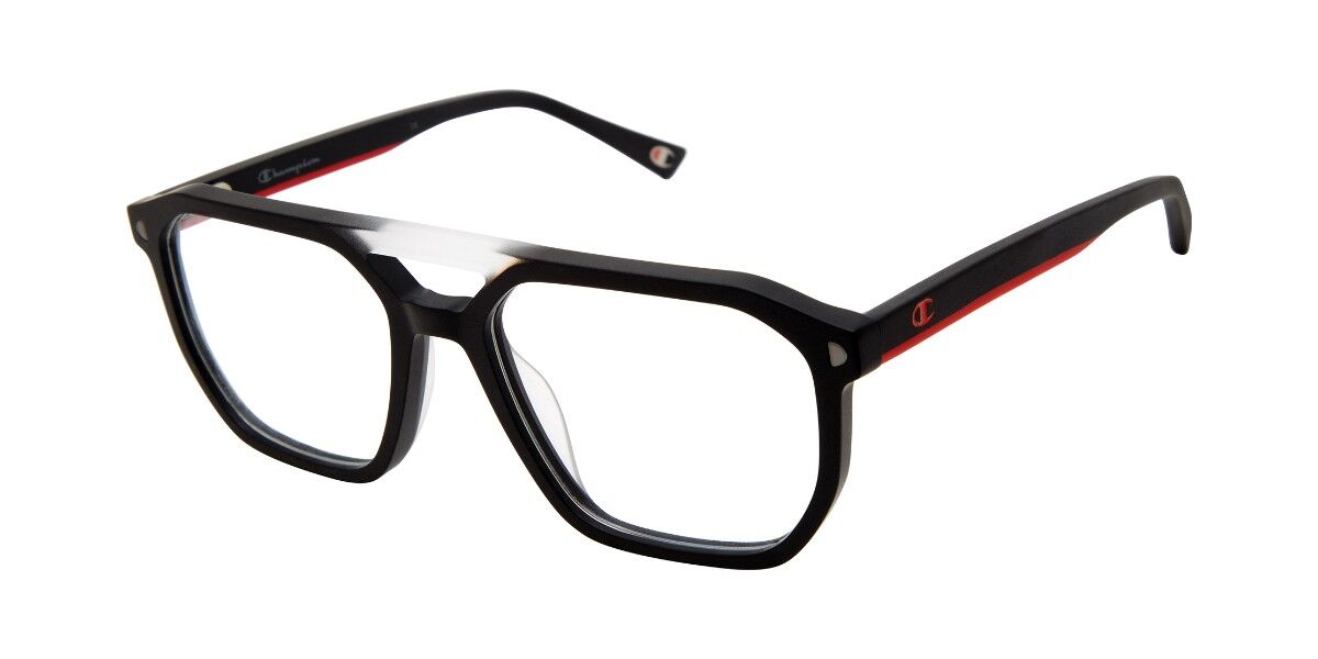 Champion HUSTLE C01 Pilot Black White Laminate Eyeglasses ...