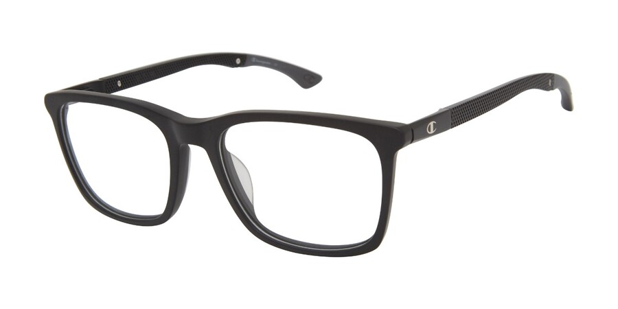 Champion LIT300 C01 Square Matte Black Eyeglasses | SmartBuyGlasses US