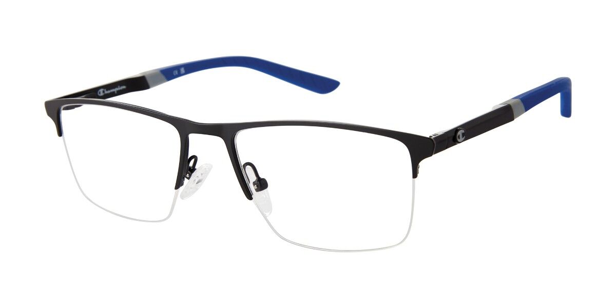 Champion GEL C01 Rectangle Matte Black Eyeglasses | SmartBuyGlasses ZA