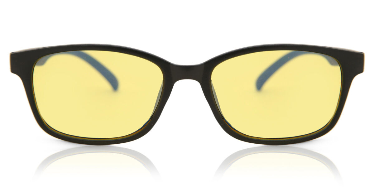 SmartBuy Collection Gaming Glasses Blue Meldeanne 3028 Matte Black Eyeglasses in Matte Black