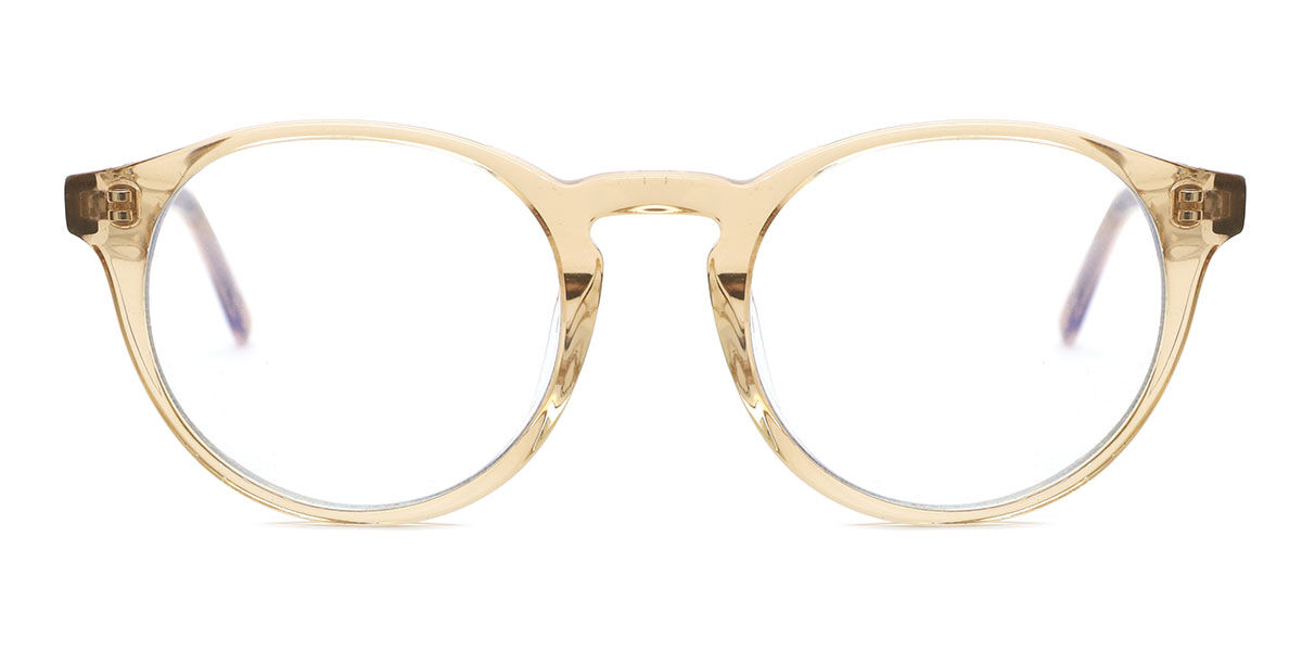 DIFF Jaxson vintage crystal+clear lens 49 Bruna Glas&ouml;gon (Endast B&aring;ge) M&auml;n