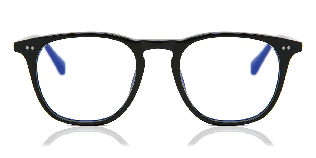 DIFF Maxwell Black+clear Lens Óculos De Grau Masculino Pretos