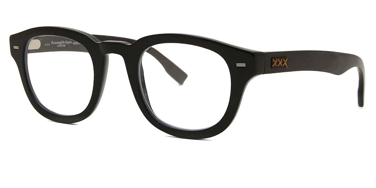 Ermenegildo Zegna ZC5005 001 ブラック メガネ