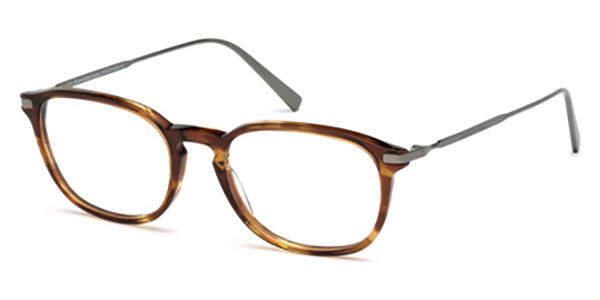 Ermenegildo Zegna EZ5051 047 50 Lentes Recetadas Para Hombre Marrónnes