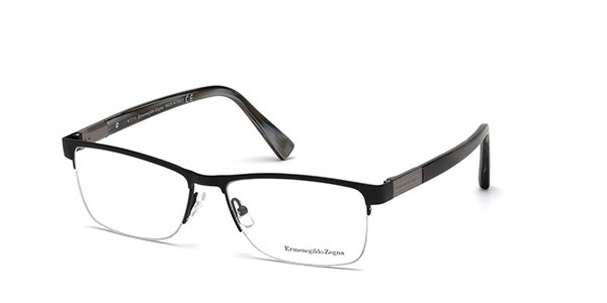 Ermenegildo Zegna EZ5077 002 Glasses Black | SmartBuyGlasses New Zealand