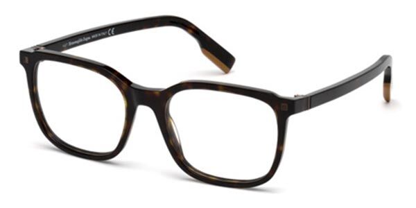 Ermenegildo Zegna EZ5129 052 54 Sköldpaddemönstradeshell Glasögon (Endast Båge) Män