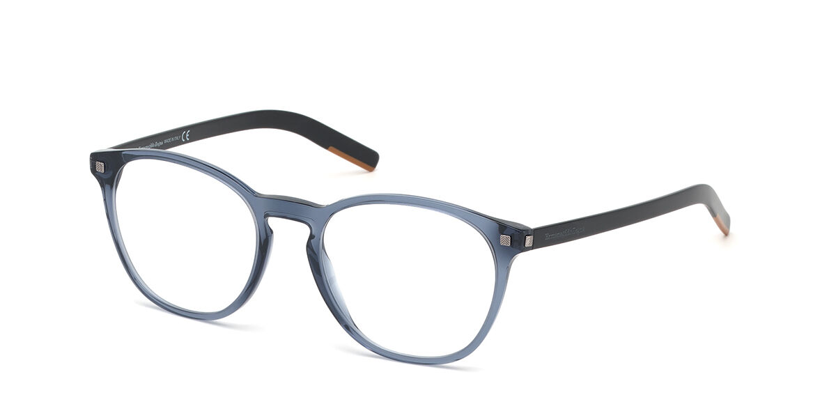 Ermenegildo Zegna EZ5160 090 54 Blåa Glasögon (Endast Båge) Män