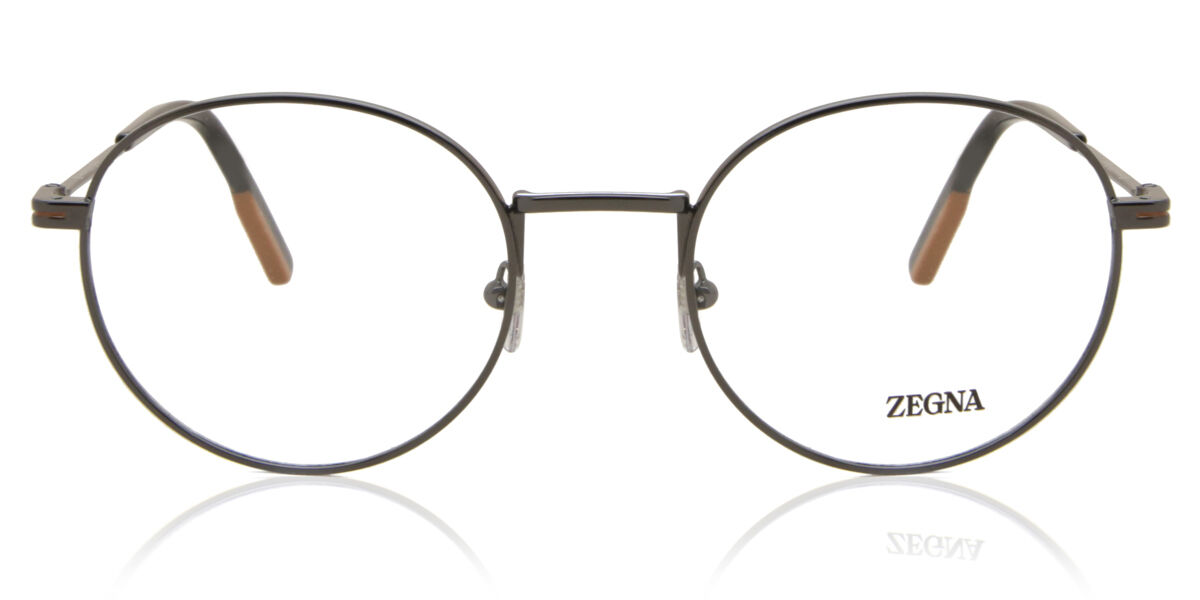 Ermenegildo Zegna EZ5167 008 52 Gråa Glasögon (Endast Båge) Män