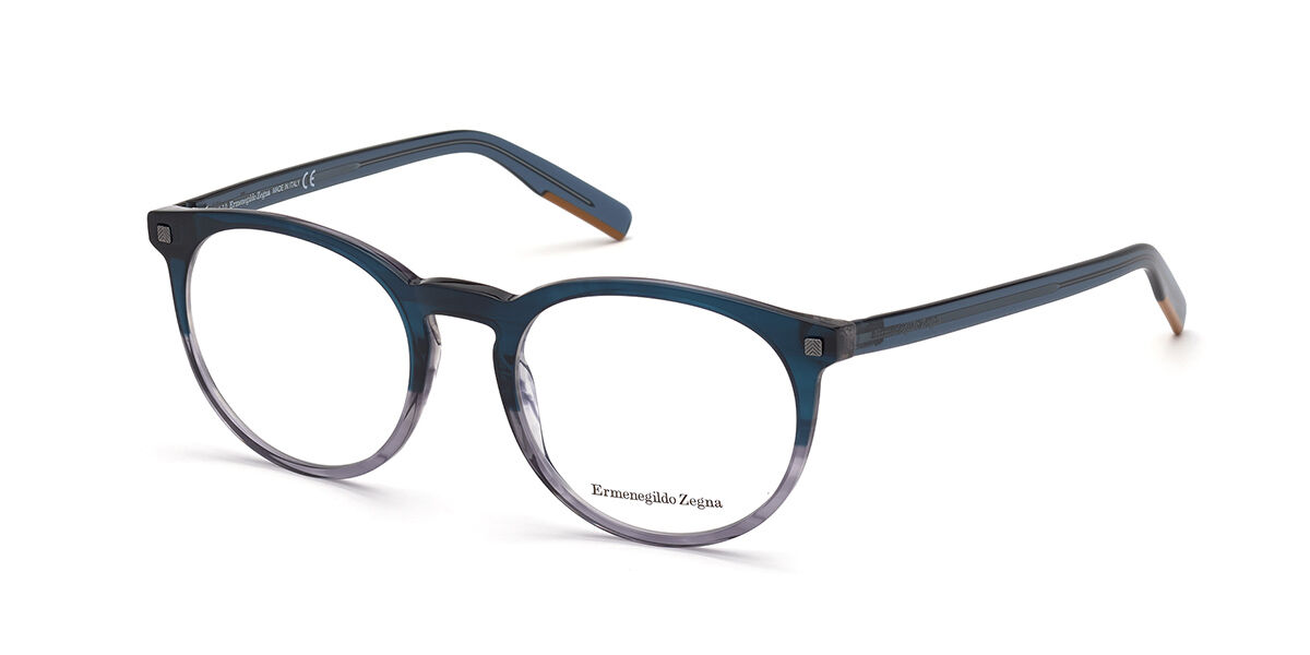 Ermenegildo Zegna EZ5214 092 52 Lentes Recetadas Para Hombre Azules