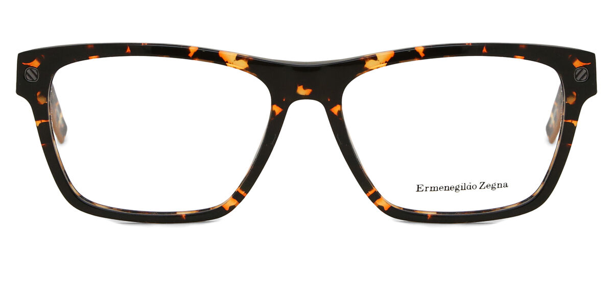 Ermenegildo Zegna EZ5231 052 56 Sköldpaddemönstradeshell Glasögon (Endast Båge) Män