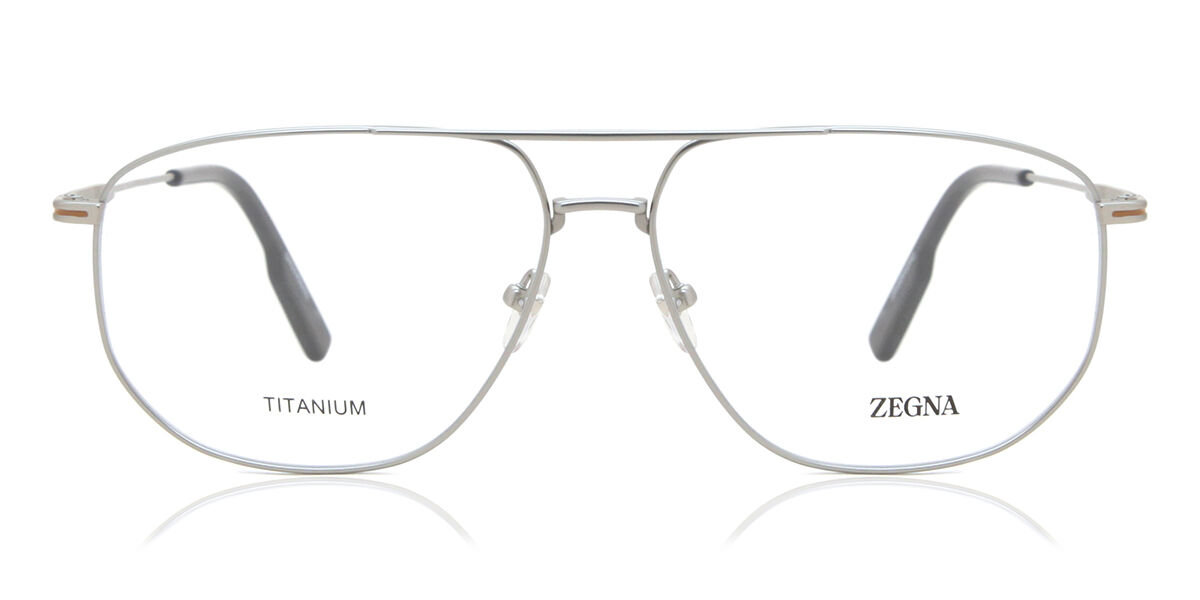 Ermenegildo Zegna EZ5242 009 Eyeglasses in Dark Grey | SmartBuyGlasses USA