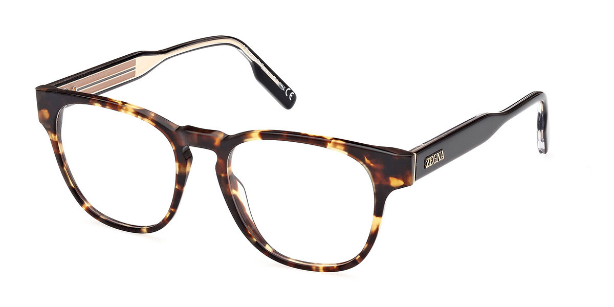 Ermenegildo Zegna EZ5261 054 Men's Eyeglasses Tortoiseshell Size 51 (Frame Only) - Blue Light Block Available