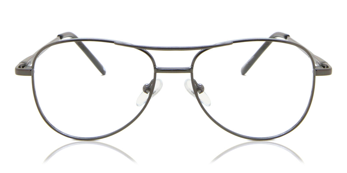 Kinder Pilot Vollrand Metal Graue Brillen - Blaulichtbrille - SmartBuy Kinder