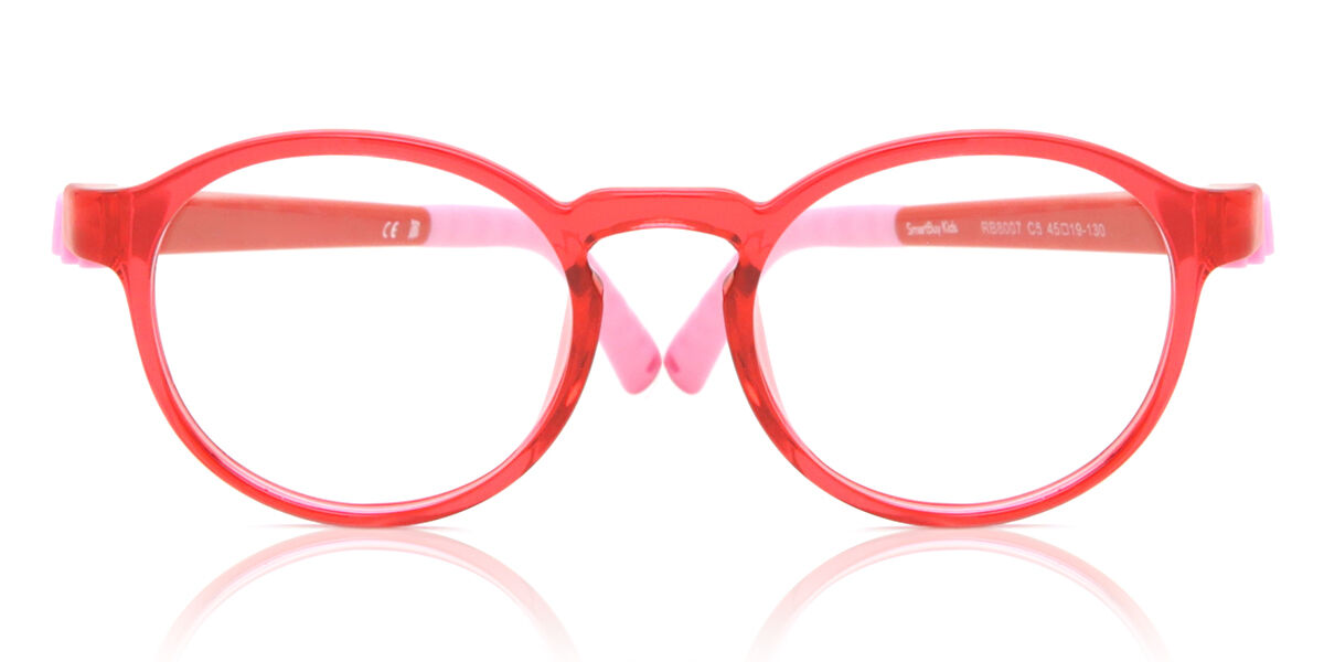 Oval Full Rim TR90 Kids' Prescription Glasses Online Pink Size 45 - Free Lenses - Blue Light Block Available - SmartBuy Kids