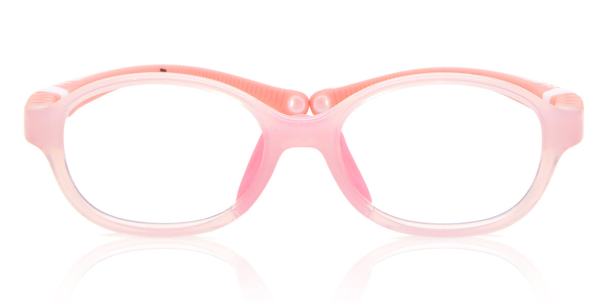 Oval Full Rim TR90 Kids' Prescription Glasses Online Pink Size 41 - Free Lenses - Blue Light Block Available - SmartBuy Kids