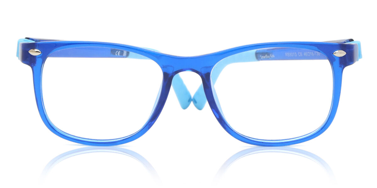 Square Full Rim TR90 Kids' Prescription Glasses Online Blue Size 46 - Free Lenses - Blue Light Block Available - SmartBuy Kids