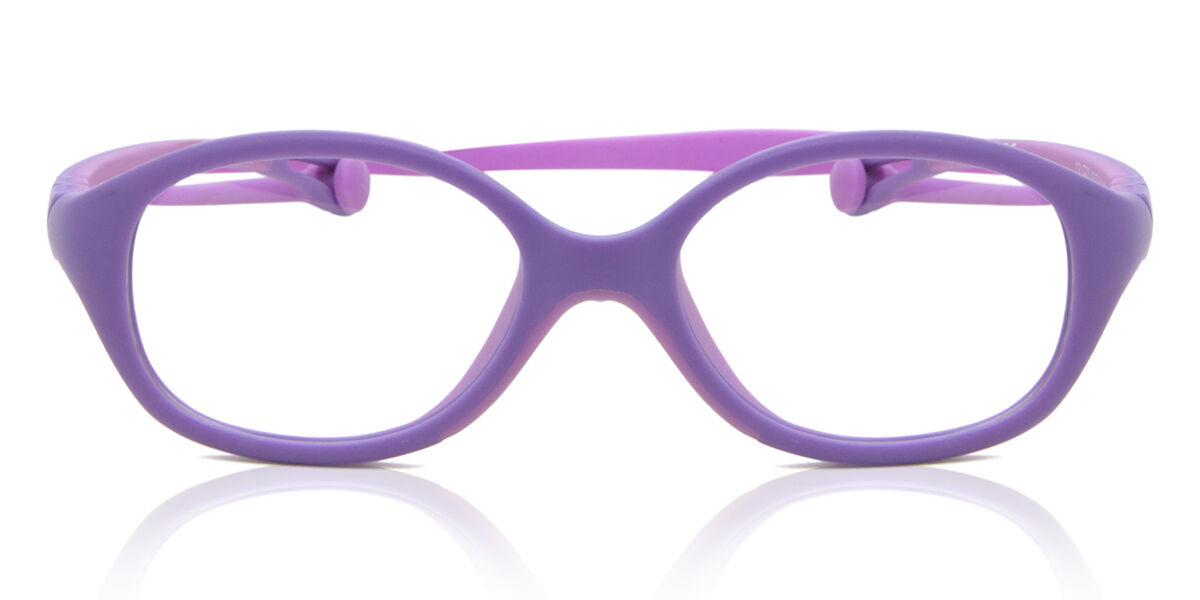 Square Full Rim TR90 Kids' Prescription Glasses Online Purple Size 40 - Free Lenses - Blue Light Block Available - SmartBuy Kids