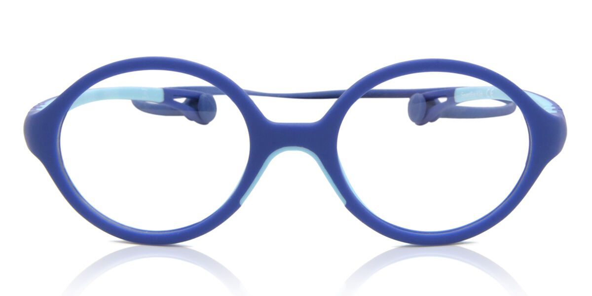 Round Full Rim TR90 Kids' Prescription Glasses Online Blue Size 40 - Free Lenses - Blue Light Block Available - SmartBuy Kids