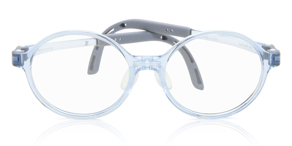 Round Full Rim TR90 Kids' Prescription Glasses Online Blue Size 48 - Free Lenses - Blue Light Block Available - SmartBuy Kids