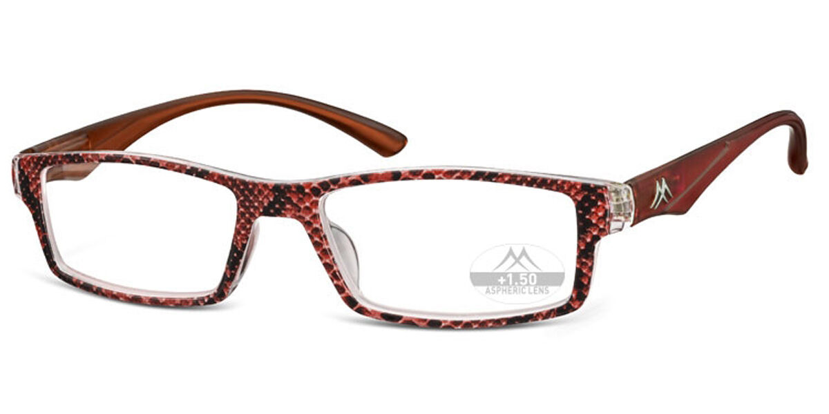 Dames Vierkant Volledige Rand Plastic Bordeaux Rode Bril - Anti-Blauwlichtglazen - SmartBuy Readers