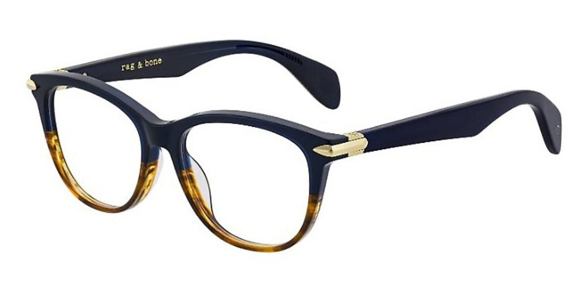 Rag & Bone RNB3014 IPR Women's Eyeglasses Rainbow Size 49 - Blue Light Block Available