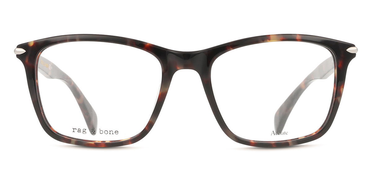 Rag & Bone RNB7024 Men&rsquo;s Glasses, Tortoiseshell, Size 53