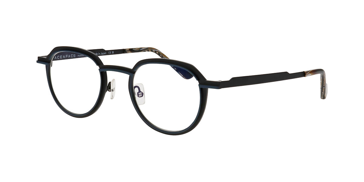 Image of Face a Face Eiffel 1 9470 48 Lunettes De Vue Homme Bleues FR